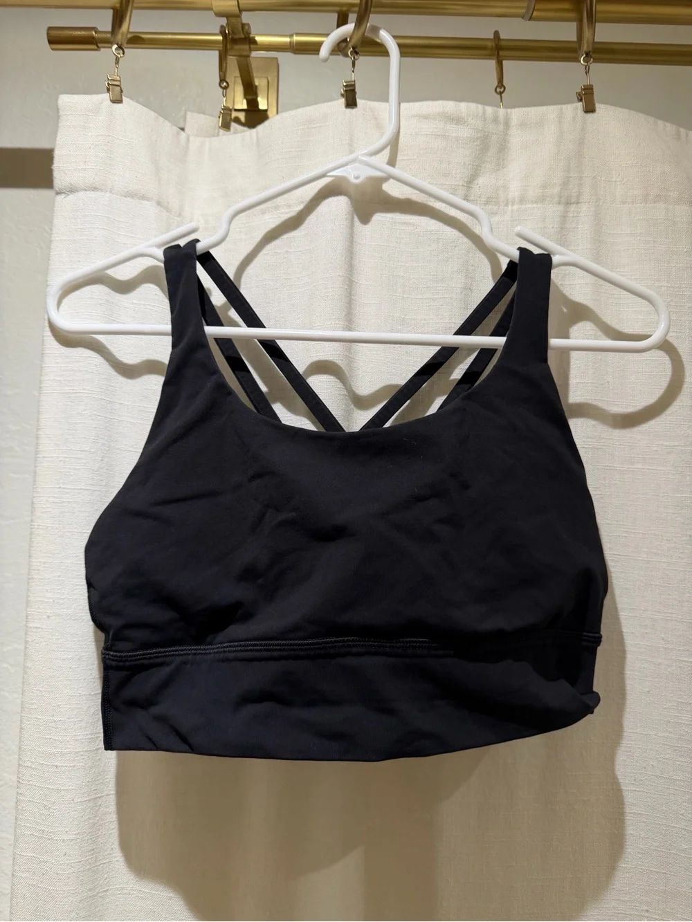 Lululemon Black Energy Longline Bra (Women’s 8)